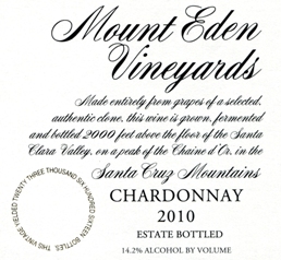 2010 Mount Eden Estate Bottled Chardonnay MAIN