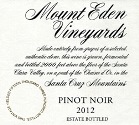 2012 Mount Eden Estate Bottled Pinot Noir, Santa Cruz Mountains THUMBNAIL