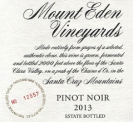 2013 Mount Eden Estate Bottled Pinot Noir MAIN