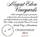2015 Mount Eden  RESERVE Chardonnay, Santa Cruz Mountains THUMBNAIL