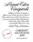 2018 Mount Eden Estate Bottled Cabernet Sauvignon, Santa Cruz Mountains THUMBNAIL