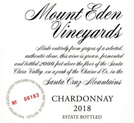 2018 Mount Eden Estate Bottled Chardonnay, Santa Cruz Mountains MAIN