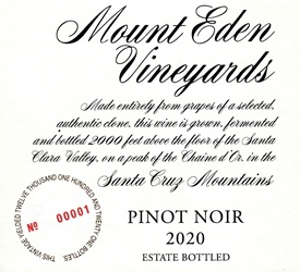 2020 Mount Eden Estate Bottled Pinot Noir MAIN