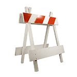 All Wood Barricades