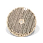Reflector, Round, Plastic, 3in, White THUMBNAIL