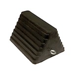 Wheel Chock, Rubber, 9.5in x 8in x 6in, 9 lbs THUMBNAIL
