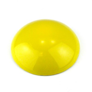 Raised Pavement Dot, 6in, Ceramic, Yellow LARGE