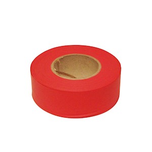 Flagging Ribbon, Roll, 300ft, Red LARGE