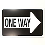Sign, Cardboard, Arrow, 12x18 THUMBNAIL