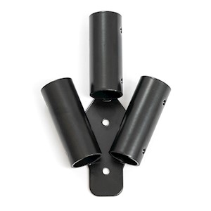 Flag Holder, Three Flag, .75in Dowel LARGE