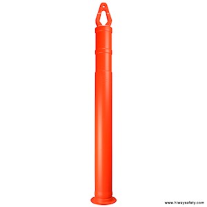 Delineator, Diamond Top, Orange, 42in, 4.5in Bottom LARGE