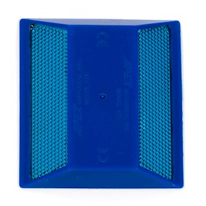Raised Pavement Marker, Apex, 4in x 4in, Blue, 2-Way, Model 921 LARGE