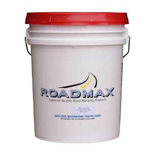 Paint, Roadmax, 5 Gallon, Water Based, Rapid Dry Red, RMP-150-3-P LARGE