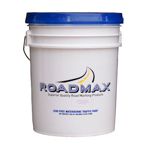 Paint, Roadmax, 5 Gallon, Water Based, Rapid Dry Yellow, RMP-100-2-P LARGE