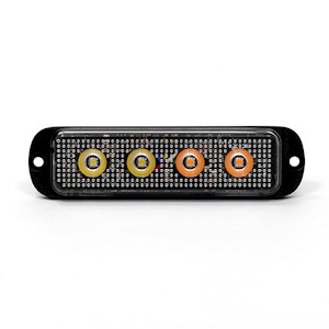 Light Module, Surface Mount, LED, Dual Color, North American Signal, Amber/Clear, LED4500-AC LARGE