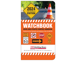 Work Area Traffic Control Handbook, WATCH, BNI, 2024 Edition LARGE