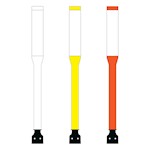 Channelflex II Post Only with UR Insert, 2.25in x 36in, Flat Top, 2-3in HIP Strip THUMBNAIL