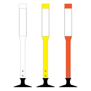 Channelflex UR, Complete, 2.25in x 36in, Flat Top, 2-3in White HIP Strips LARGE