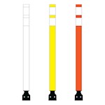 Channelflex II Post Only with UR Insert, 2.25in x 36in, Round, 2-3in HIP Bands THUMBNAIL