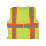 Safety Vest, Class 2, 7048C-2, Lime THUMBNAIL