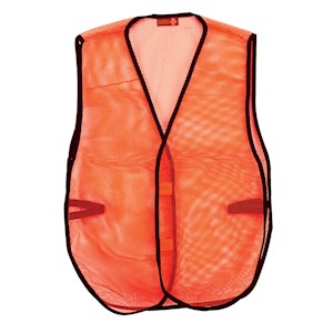 Safety Vest, Non-Class, Non-Reflective, Mesh, 8018D LARGE