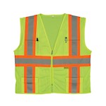 Safety Vest, Class 2, Mesh, M7048C-2, Lime THUMBNAIL