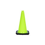 Cone, Black Base, 18in, Lime THUMBNAIL
