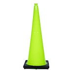 Cone, Black Base, 36in, 10 lb, Lime THUMBNAIL
