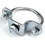 U-Clamp w/Hardware, 2.5in, Steel, Light Duty THUMBNAIL