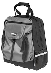 M-Wave | Amsterdam TR S Rear Carrier Wheeled Pannier Bag, Gray/Black THUMBNAIL