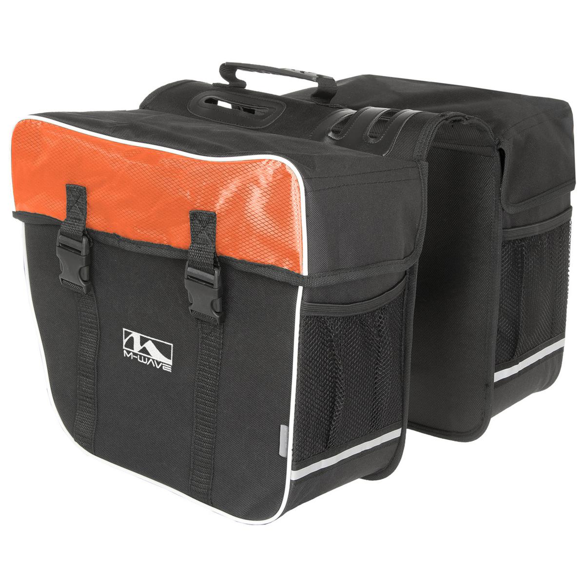 M-Wave | Amsterdam Double Bicycle Pannier Bag, Orange SWATCH