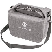 M-Wave | Suburban Front Handlebar Bag, Grey, 22.2-31.8 mm THUMBNAIL