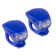 M-Wave | Cobra IV Headlight/Taillight with White and Red LED, Blue THUMBNAIL