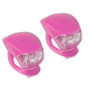 M-Wave | Cobra IV Headlight/Taillight with White and Red LED, Pink THUMBNAIL