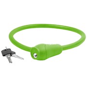 M-Wave | S12.6 Silicone 2 ft by 12 mm Bike Lock, Green THUMBNAIL