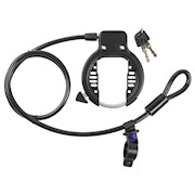 M-Wave | Ringloop Frame Lock with Cable, Black THUMBNAIL