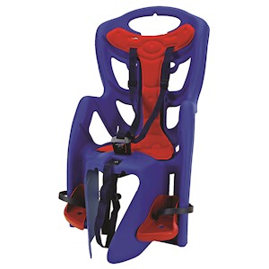 Bellelli | Pepe Baby Carrier Bike Rack Mount, Blue/Red LARGE