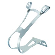 M-Wave | Leather Pedal Straps, Black THUMBNAIL