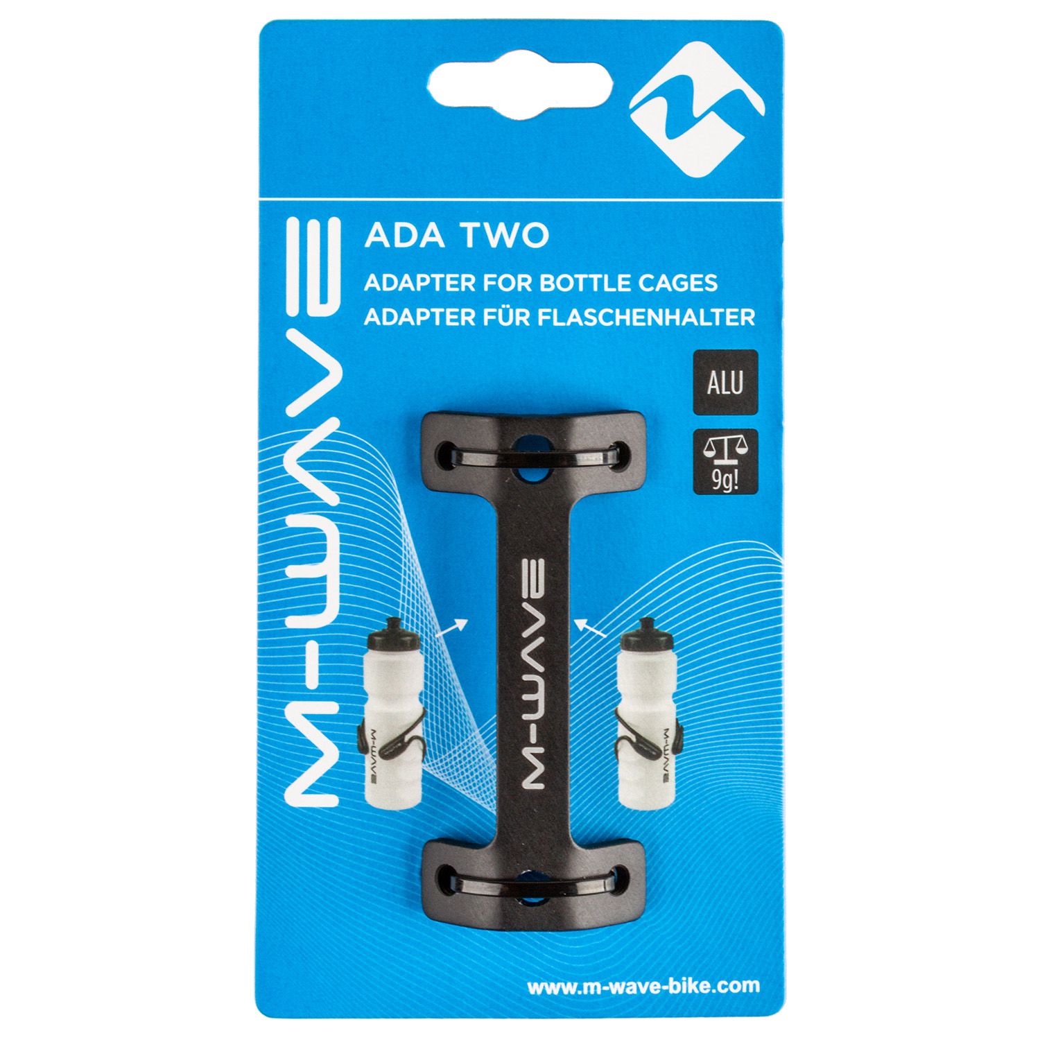 M-Wave | Ada Two Adapter for Bottle Cages, Black SWATCH