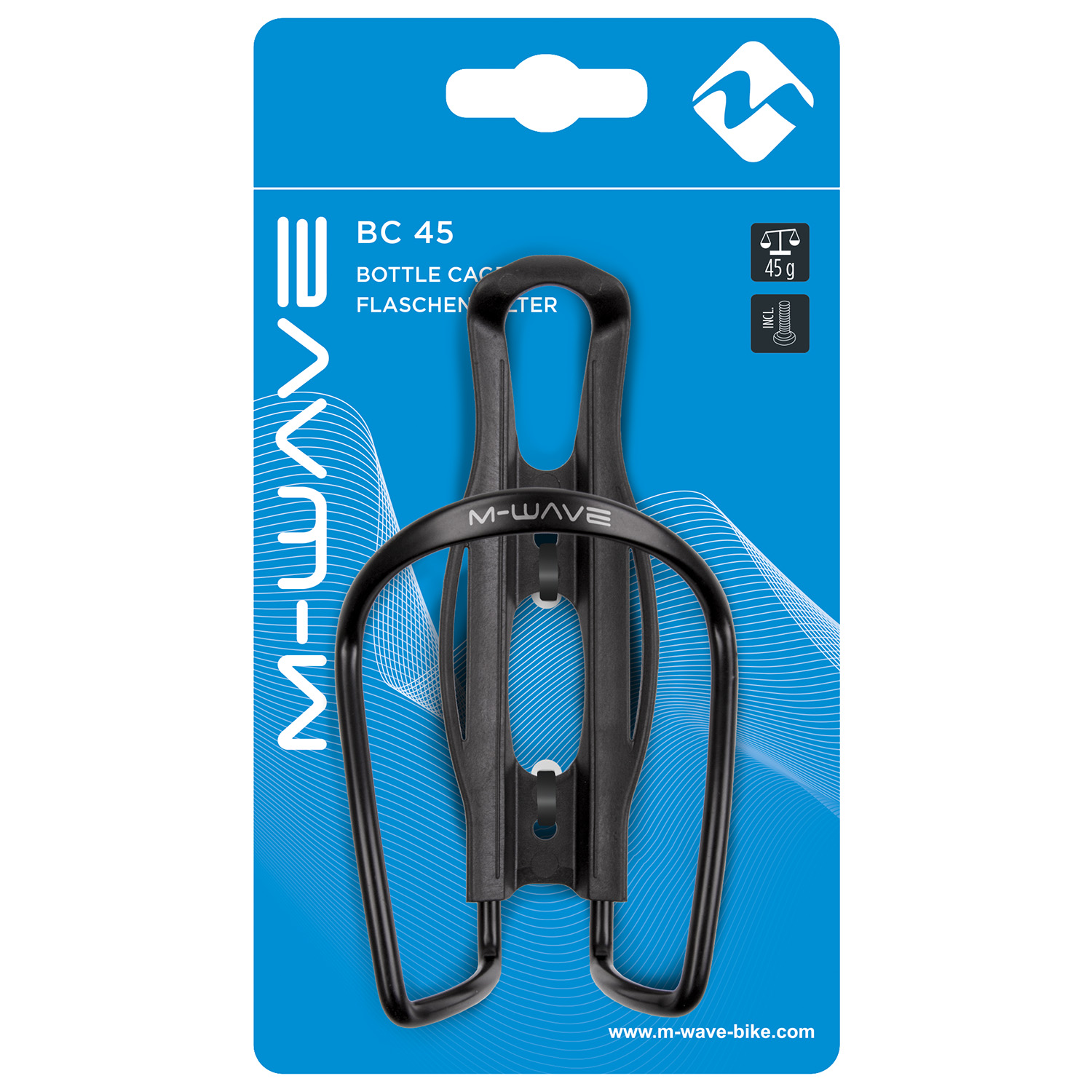 M-Wave | BC 45 Bottle Cage, Black SWATCH