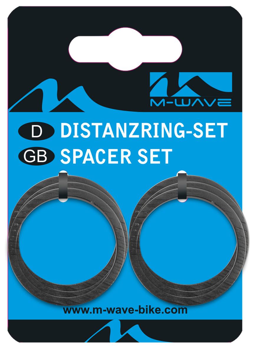 M-Wave | Aluminum Spacer, 5 mm, Black SWATCH