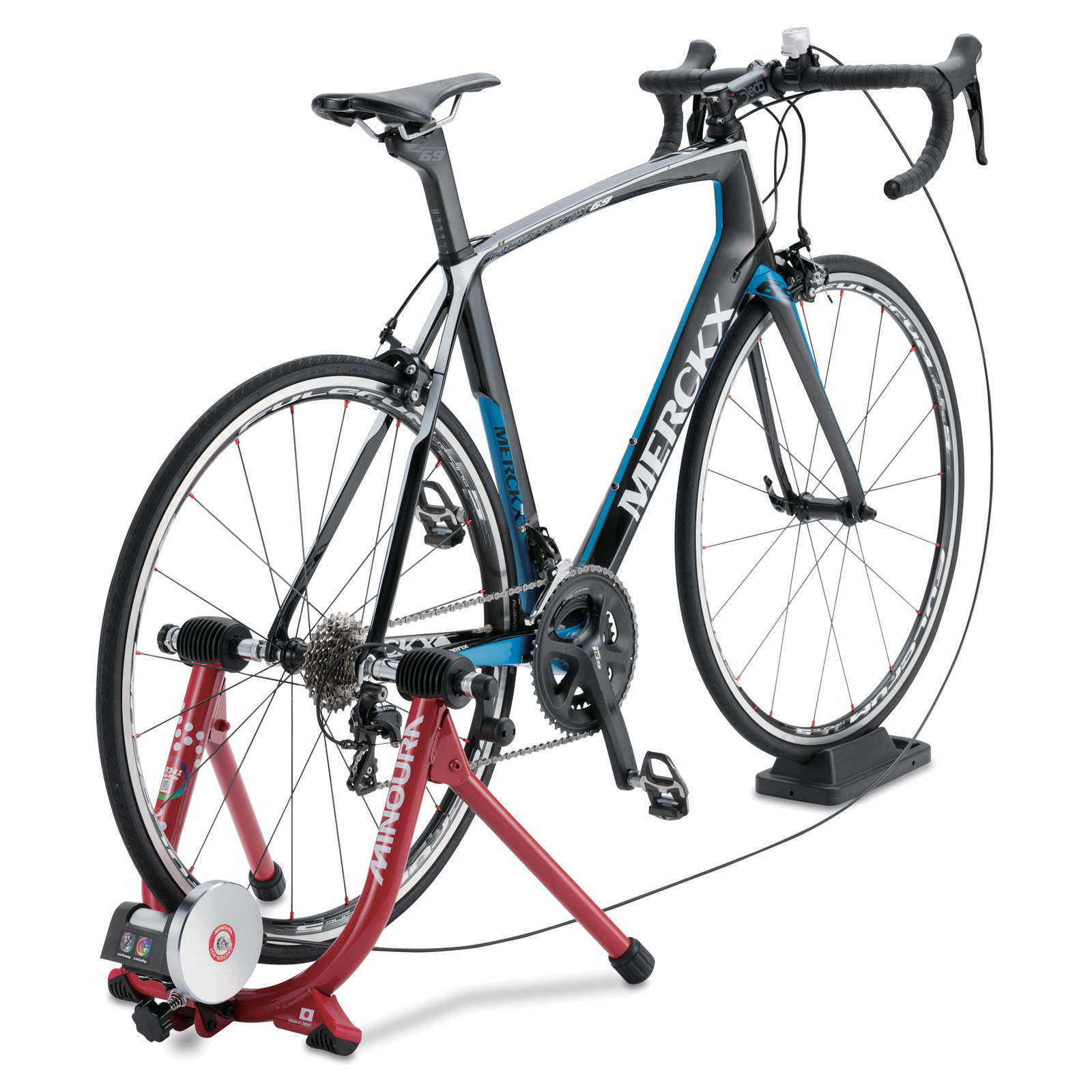 Minoura | LR341 Bicycle Trainer, Red SWATCH