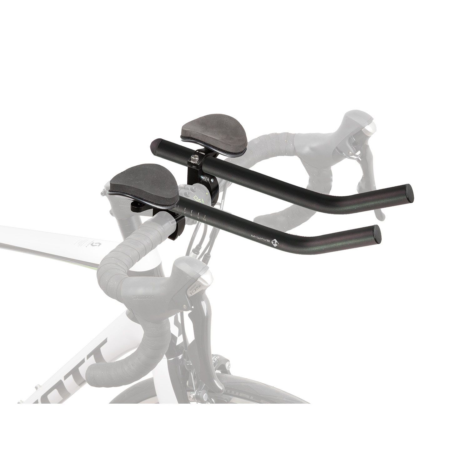 M-Wave | Aero H Tri Bar, 31.8 mm, adapter for 25.4 mm SWATCH