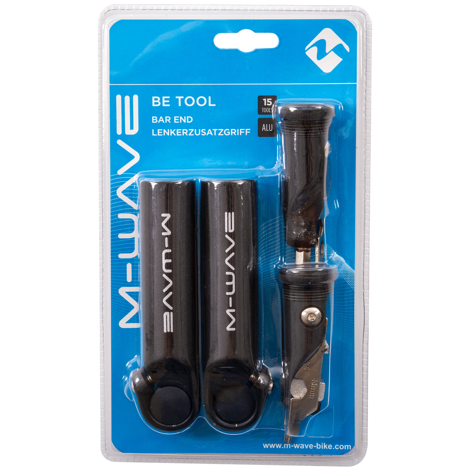 M-Wave | Be Tool Bar End, Black, 22.2 mm SWATCH