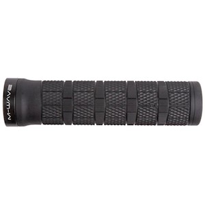 M-Wave | Cloud Slick Fix 6 Bicycle Grips, Black, 125 mm, 30 mm outter LARGE