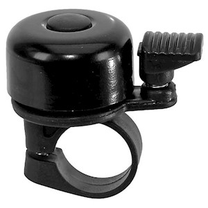 M-Wave | Bella Mini-Black Mini Bicycle Bell, Black LARGE