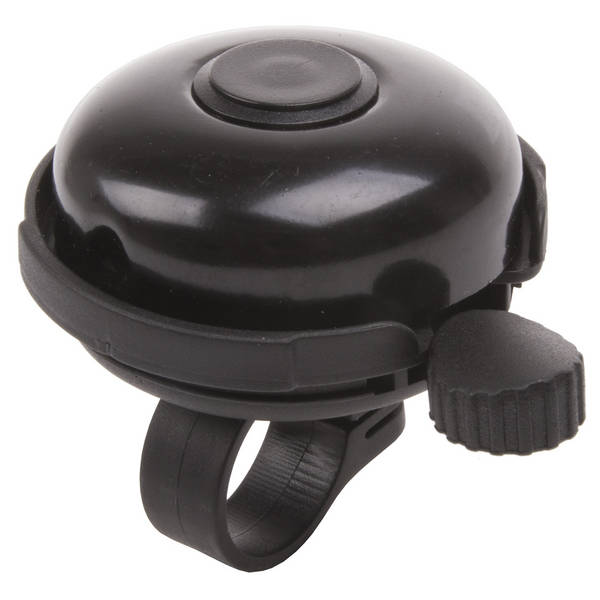 M-Wave | Bella Trill Bicycle Bell, Black, 53 mm, Right Side Mounting SWATCH