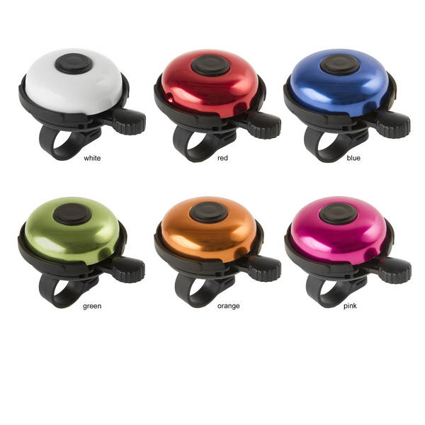 M-Wave | Bella Trill Bicycle Bell, Black, 53 mm, Right Side Mounting SWATCH