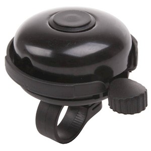 M-Wave | Bella Trill Bicycle Bell, Black, 53 mm, Right Side Mounting LARGE