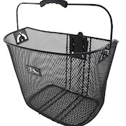 M-Wave | Reinforced Quick Release Wire Basket, Black THUMBNAIL